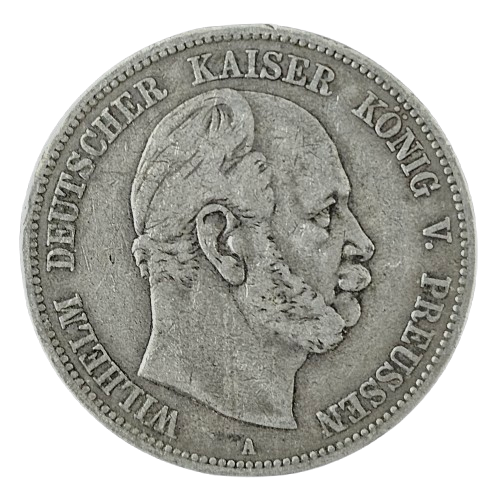 5 Mark Silbermünze 1876 - Wilhelm I.