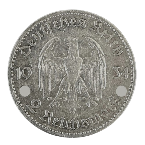 2 Reichsmark Silbermünze 1934 - Paul von Hindenburg