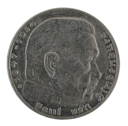 2 Reichsmark Silbermünze 1936 - Paul von Hindenburg
