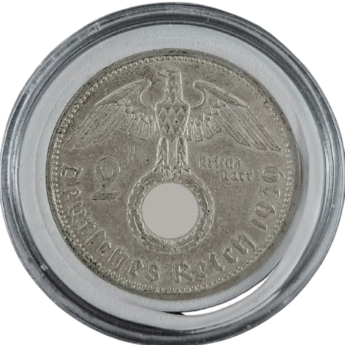 2 Reichsmark Silbermünze 1939 - Paul von Hindenburg