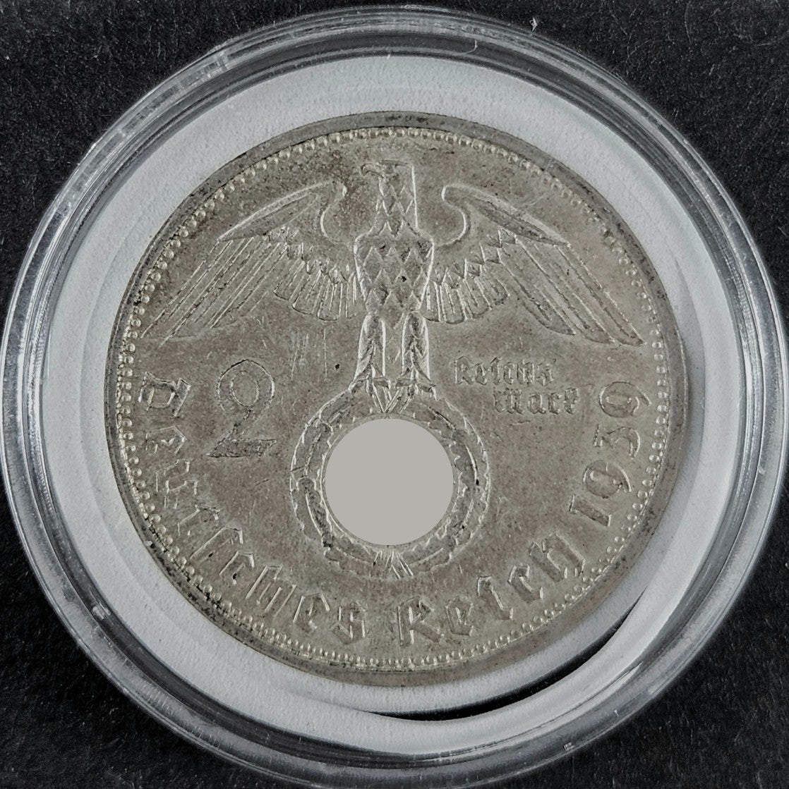 2 Reichsmark Silbermünze 1939 - Paul von Hindenburg