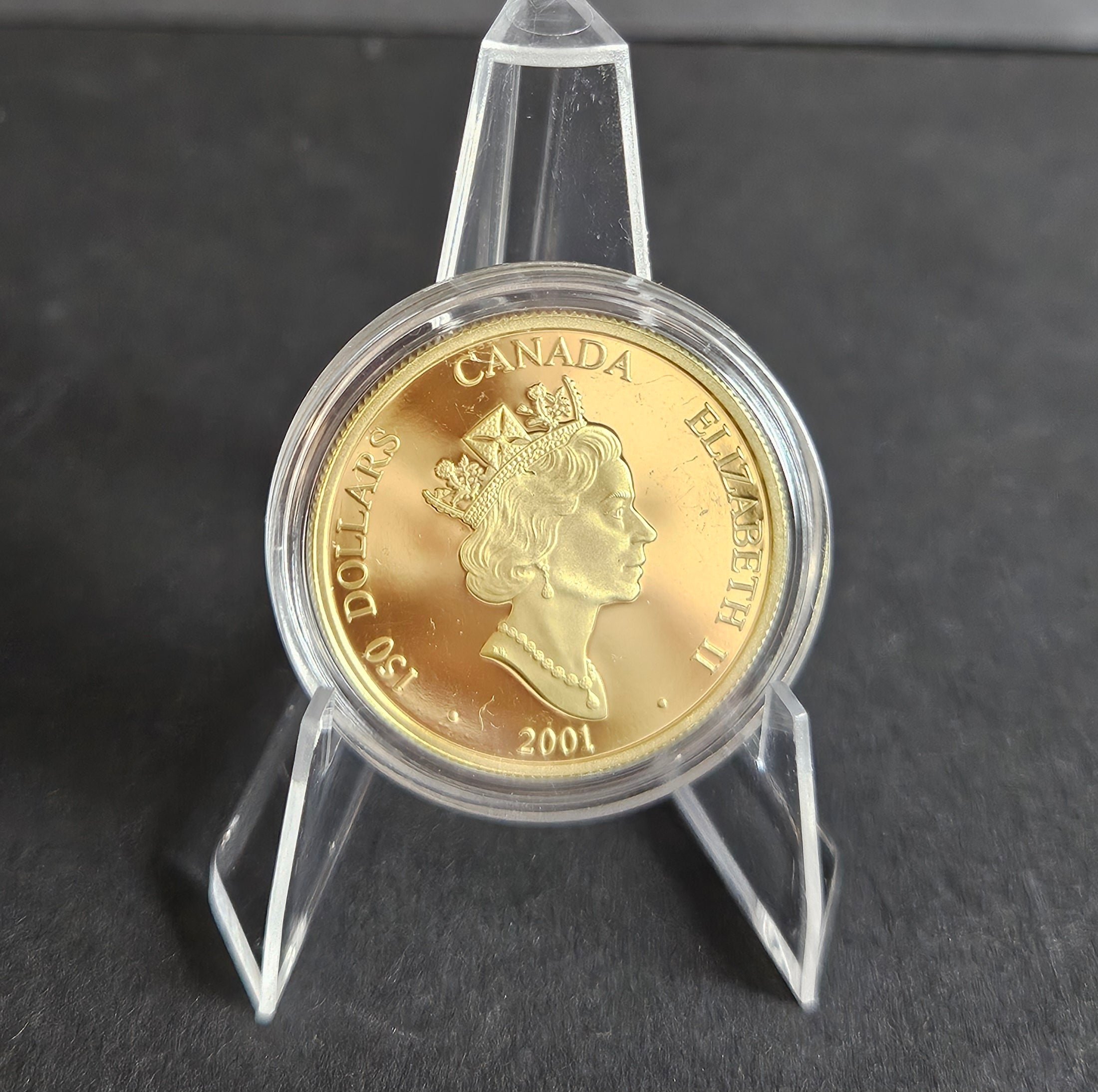 150 Dollars Gold Jahr der Schlange Kanada 2001 (PP | Auflage: 6.888)