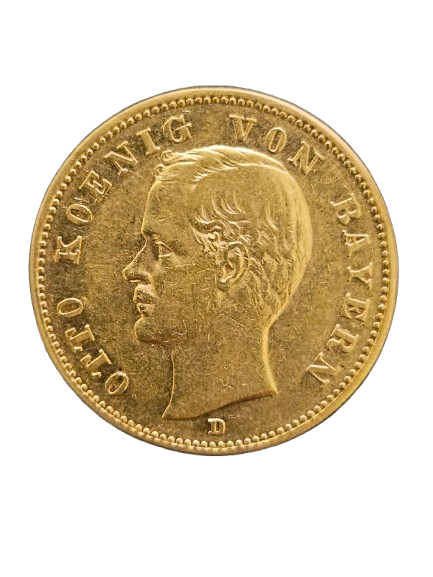 20 Mark Goldmünze Deutsches Kaiserreich 1888 (Otto von Bayern | Prägestätte D)