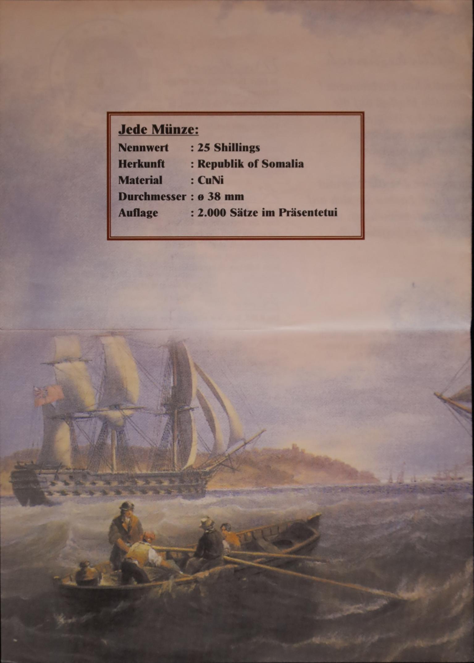 Der Zauber der alten Segelschiffe – 9er Münzset | Limitierte Auflage