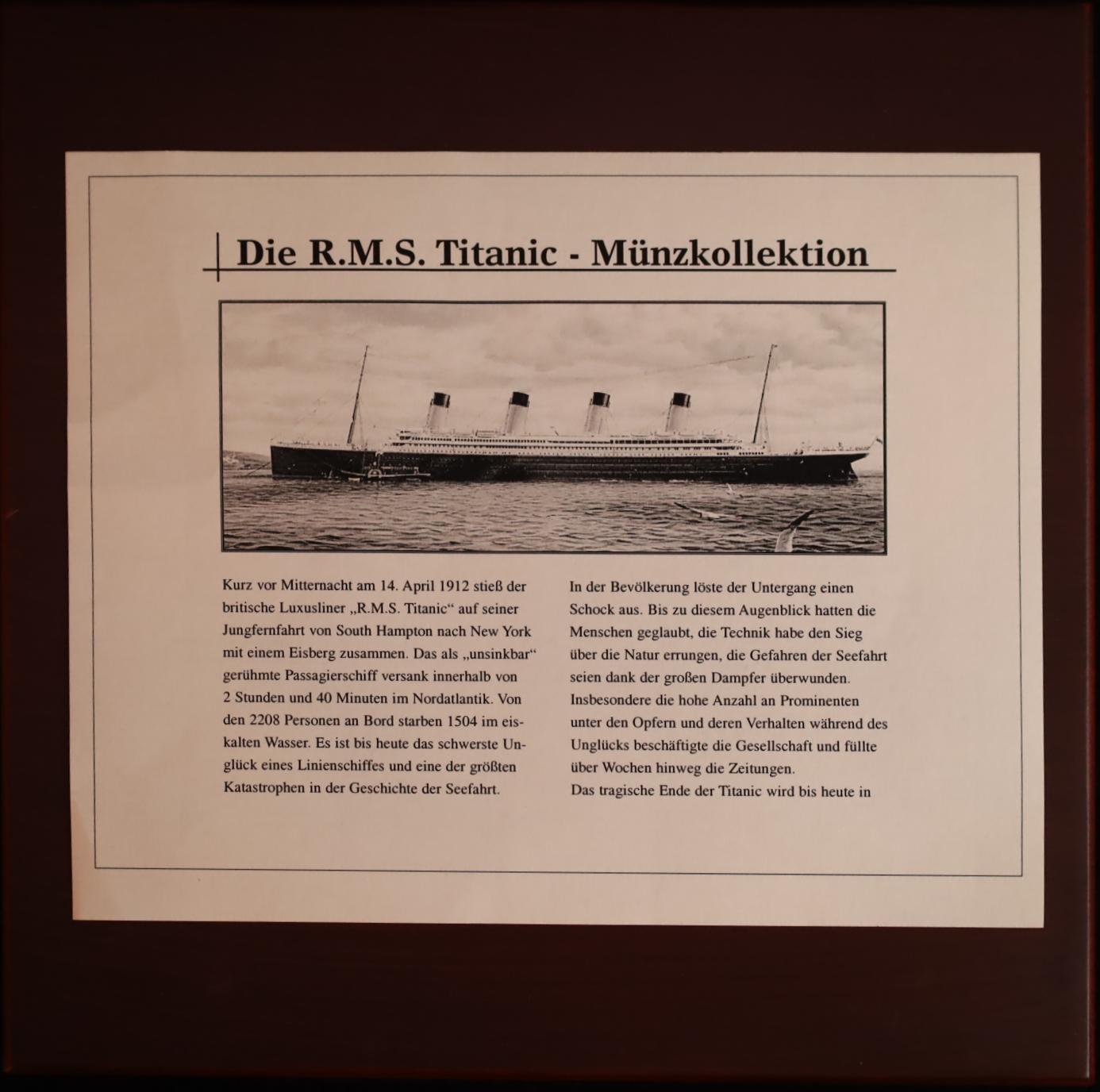 Die R.M.S. Titanic – Münzkollektion | 12er Set | 2006 | Prägefrisch