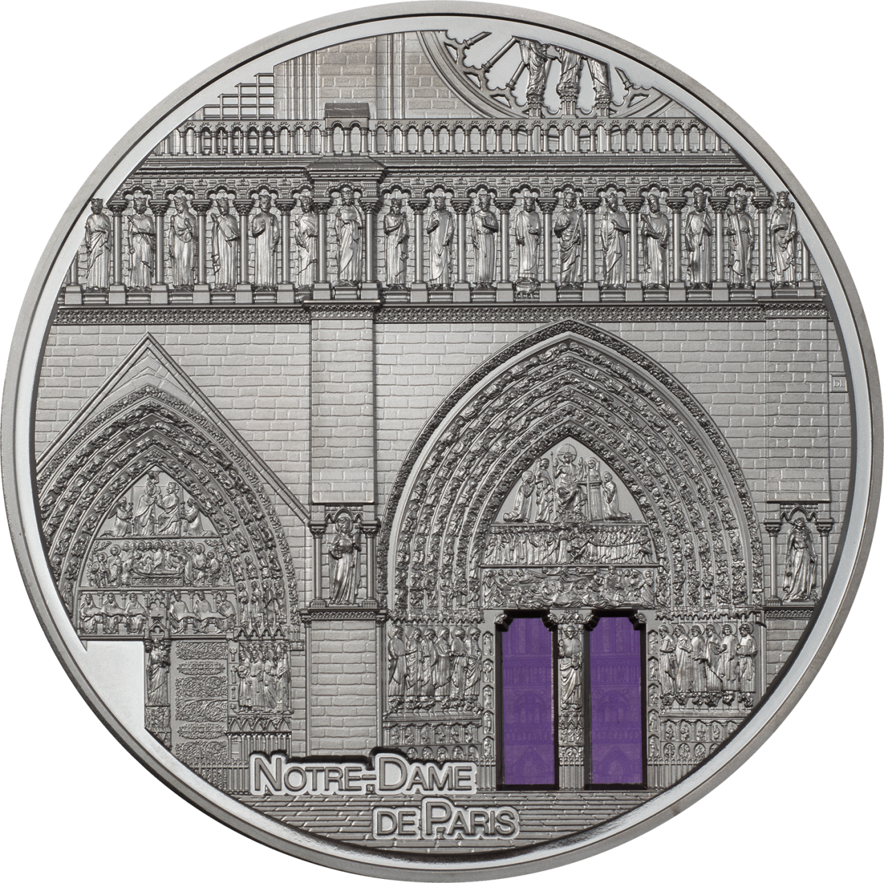 5 oz Silbermünze Palau – Tiffany Art Paris (2021 | Black Proof | Auflage: 999)