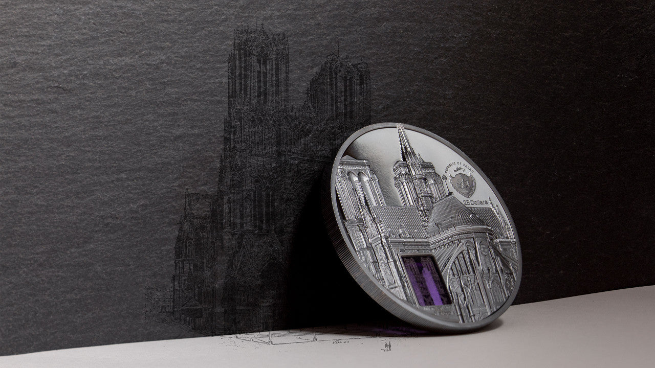 5 oz Silbermünze Palau – Tiffany Art Paris (2021 | Black Proof | Auflage: 999)