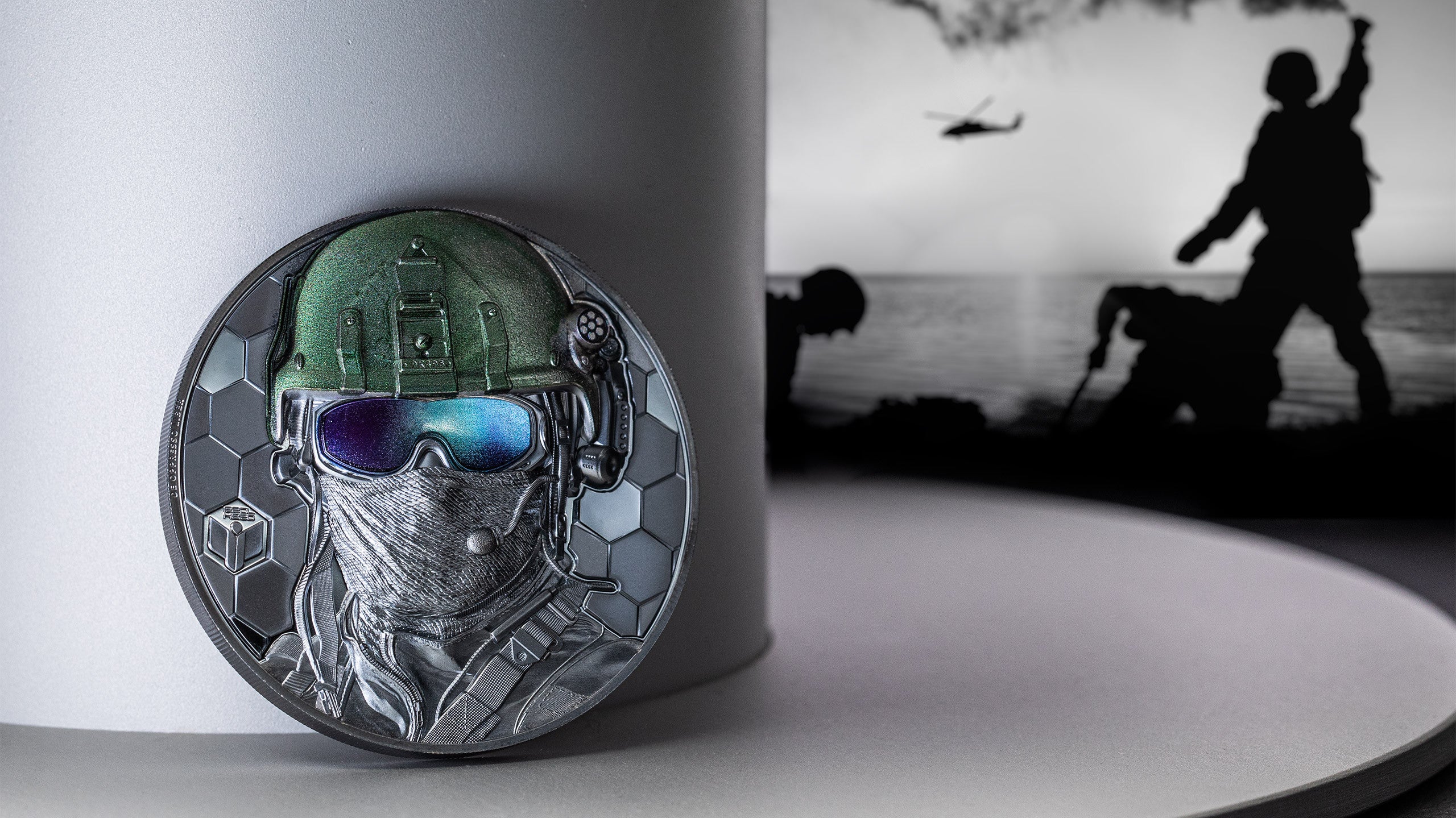 3 oz Silber Real Heroes Special Forces 2022 (Black Proof | Auflage: 750 | CIT)