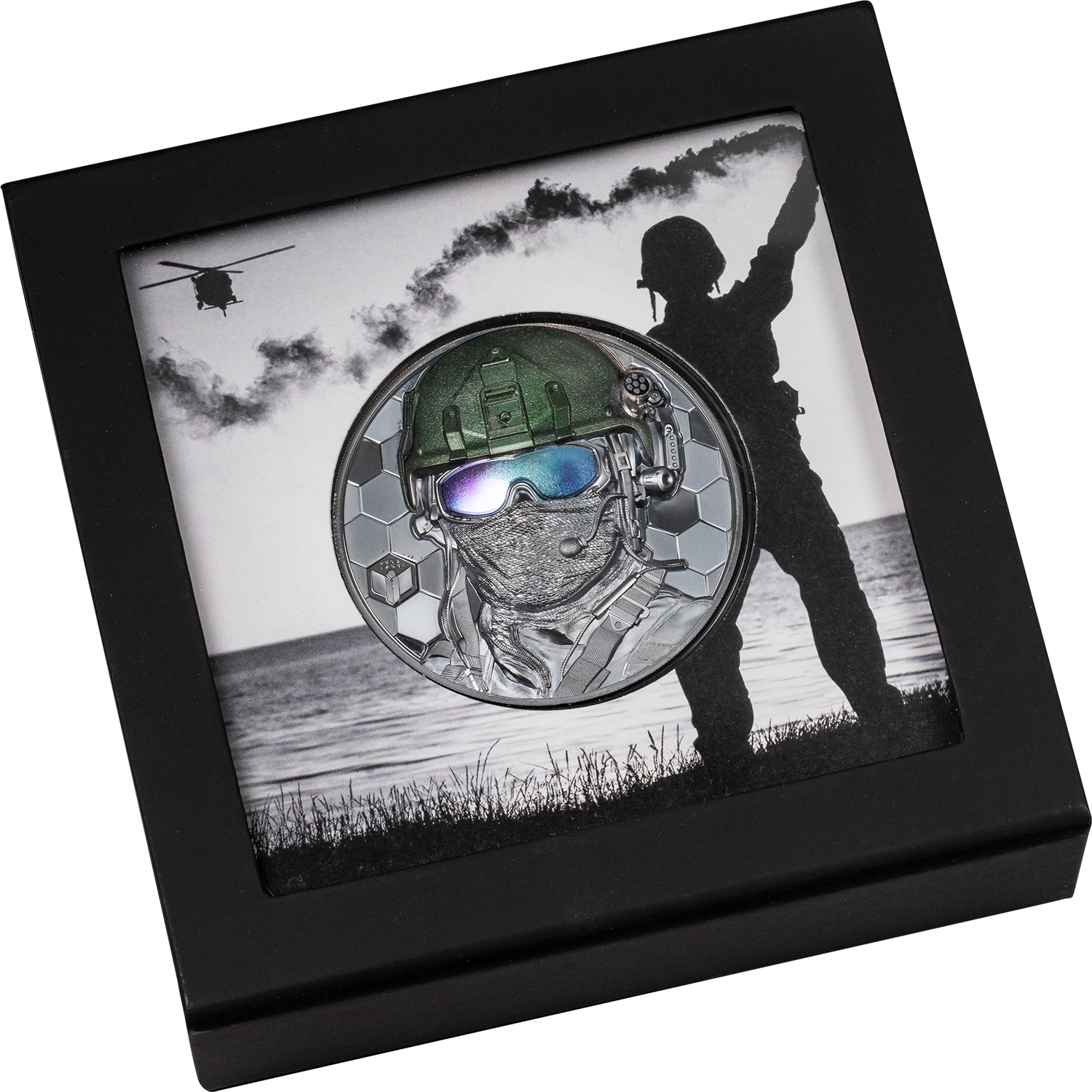 3 oz Silber Real Heroes Special Forces 2022 (Black Proof | Auflage: 750 | CIT)