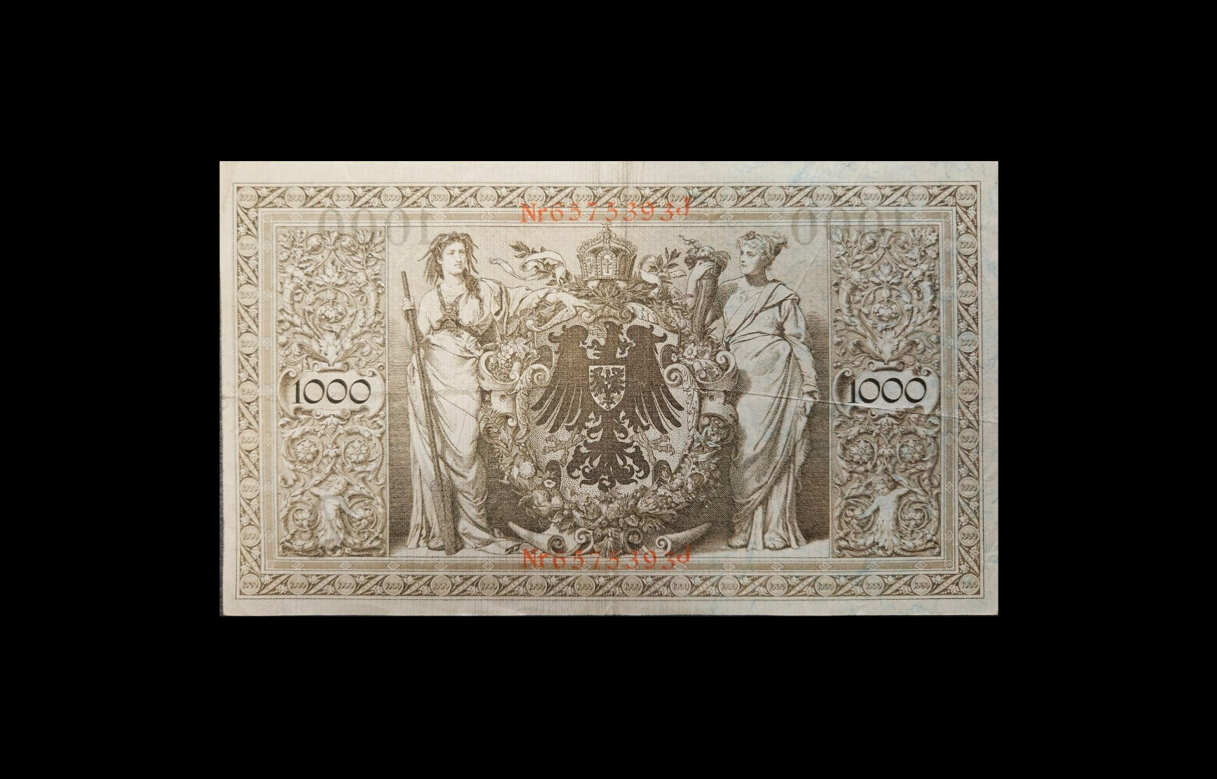 Reichsbanknote 1000 Mark – 21. April 1910 ( Rot / 10 Stk.)