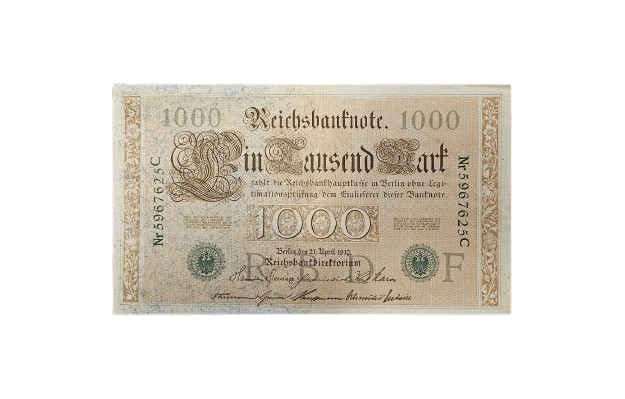Reichsbanknote 1000 Mark – 21. April 1910 (Grün)
