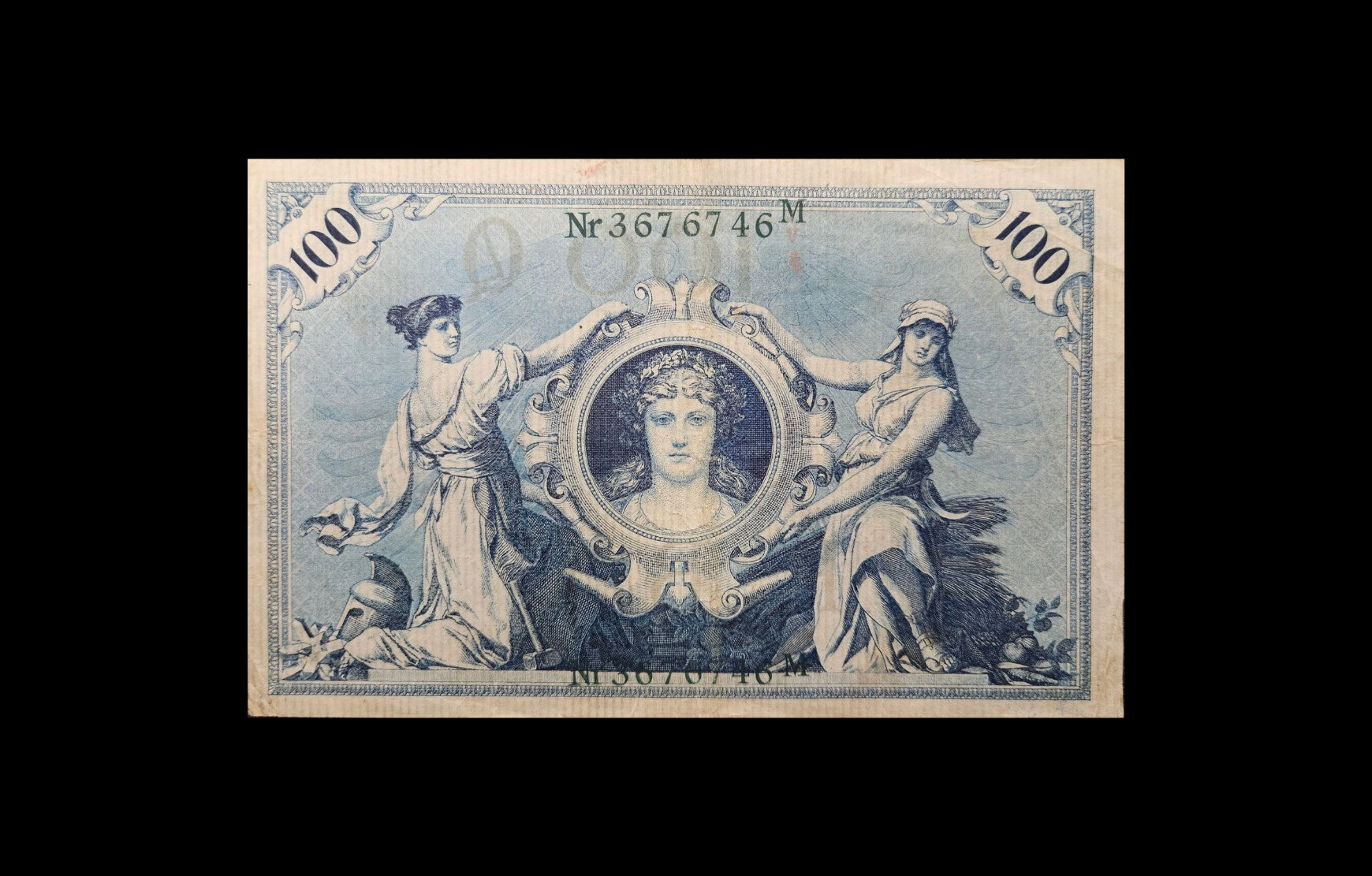 Reichsbanknote 100 Mark – 7. Februar 1908 (Grün)