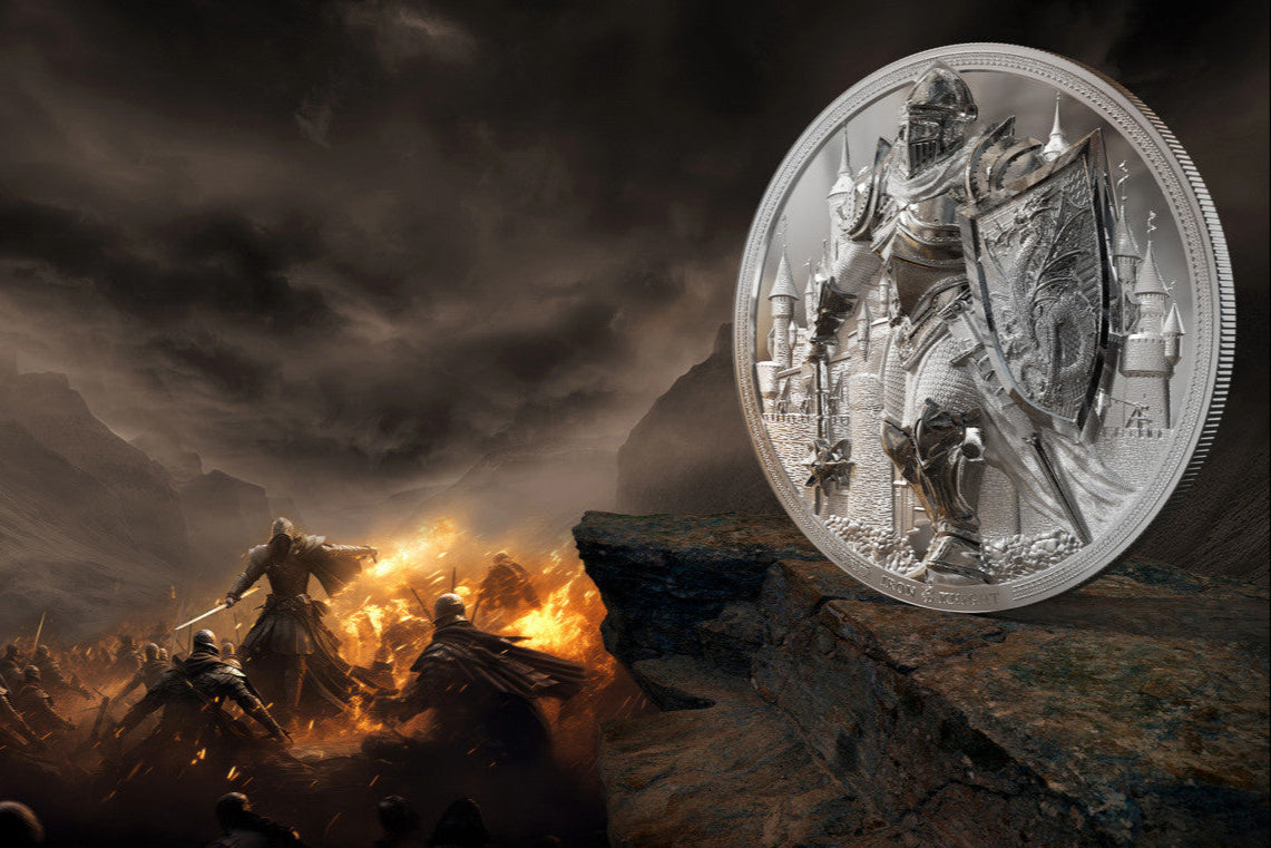 5 oz Silbermünze Iron Knight - CIT 2024 (Polierte Platte | smartminting® 4.0 | Auflage: 555)