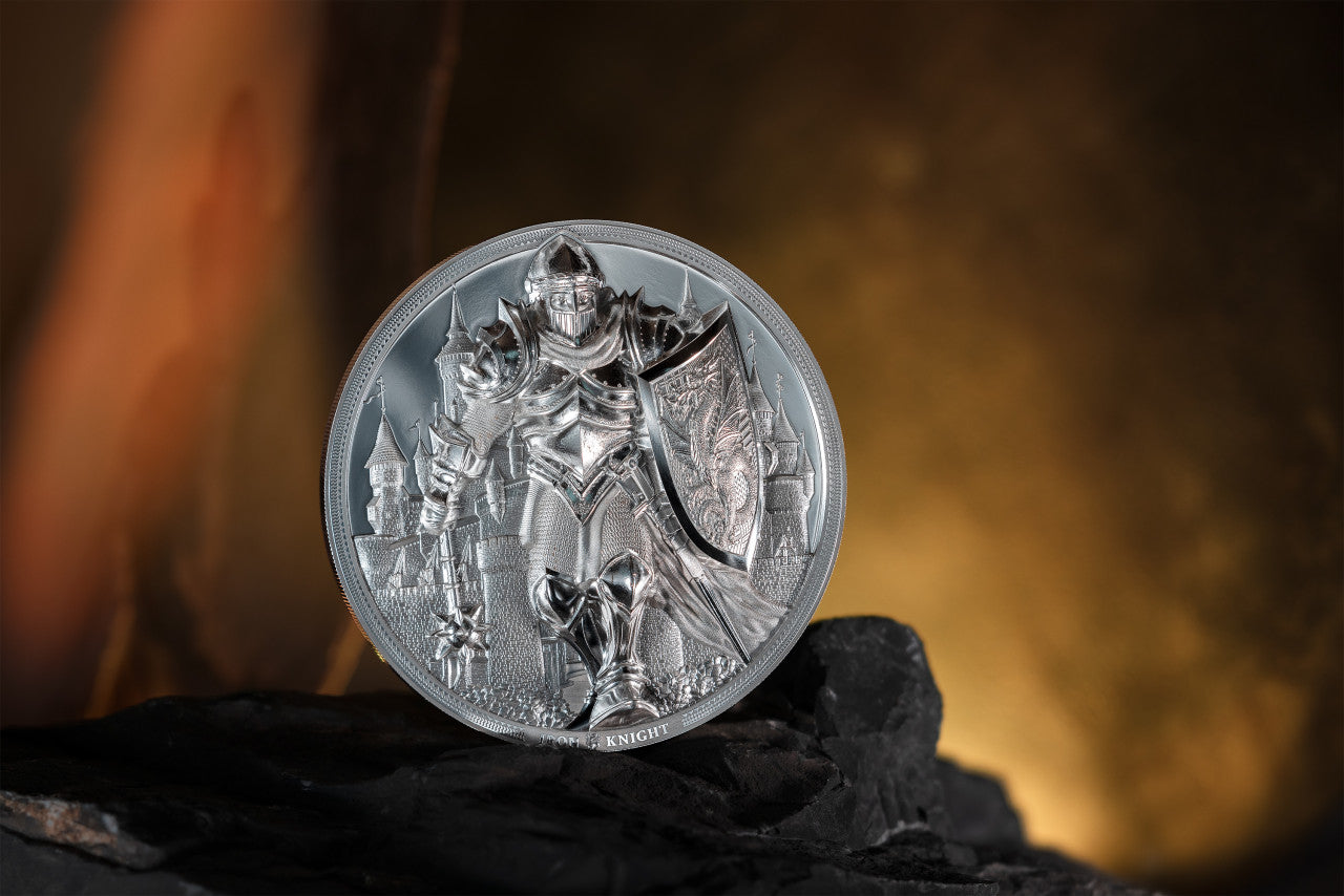5 oz Silbermünze Iron Knight - CIT 2024 (Polierte Platte | smartminting® 4.0 | Auflage: 555)