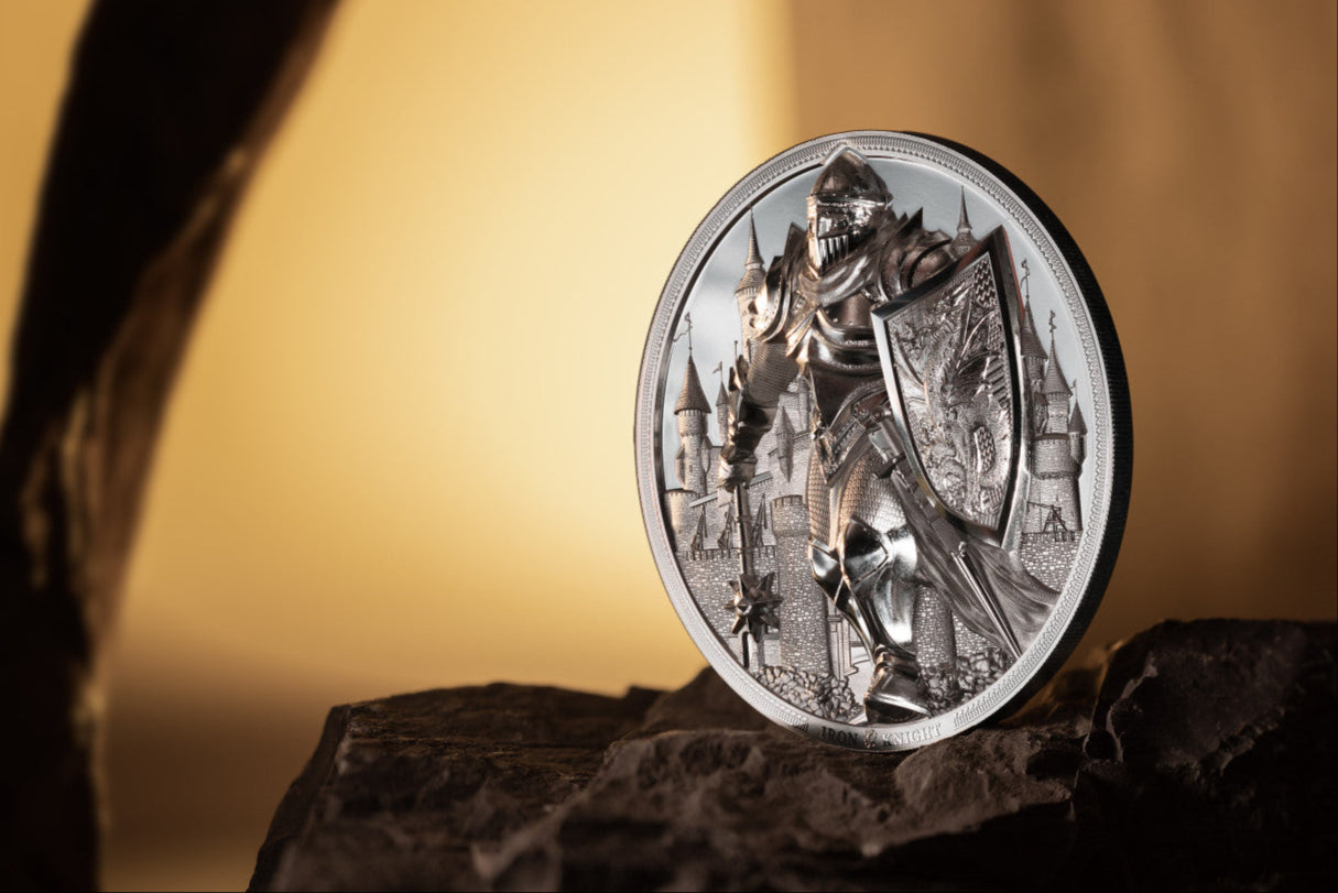 5 oz Silbermünze Iron Knight - CIT 2024 (Polierte Platte | smartminting® 4.0 | Auflage: 555)