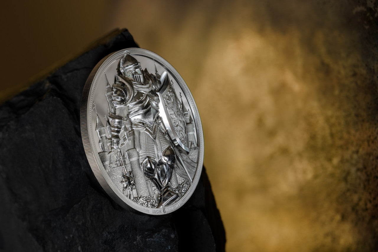 5 oz Silbermünze Iron Knight - CIT 2024 (Polierte Platte | smartminting® 4.0 | Auflage: 555)
