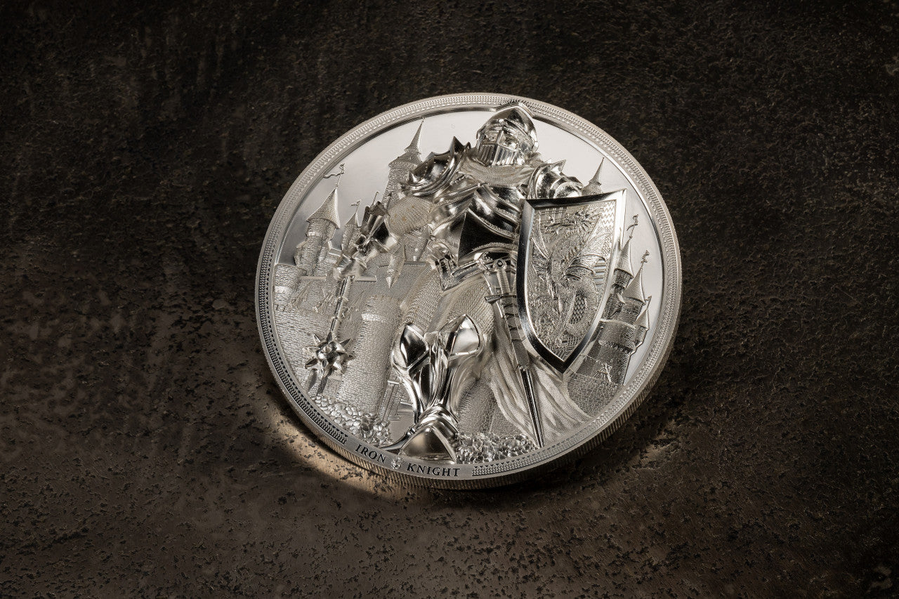 5 oz Silbermünze Iron Knight - CIT 2024 (Polierte Platte | smartminting® 4.0 | Auflage: 555)