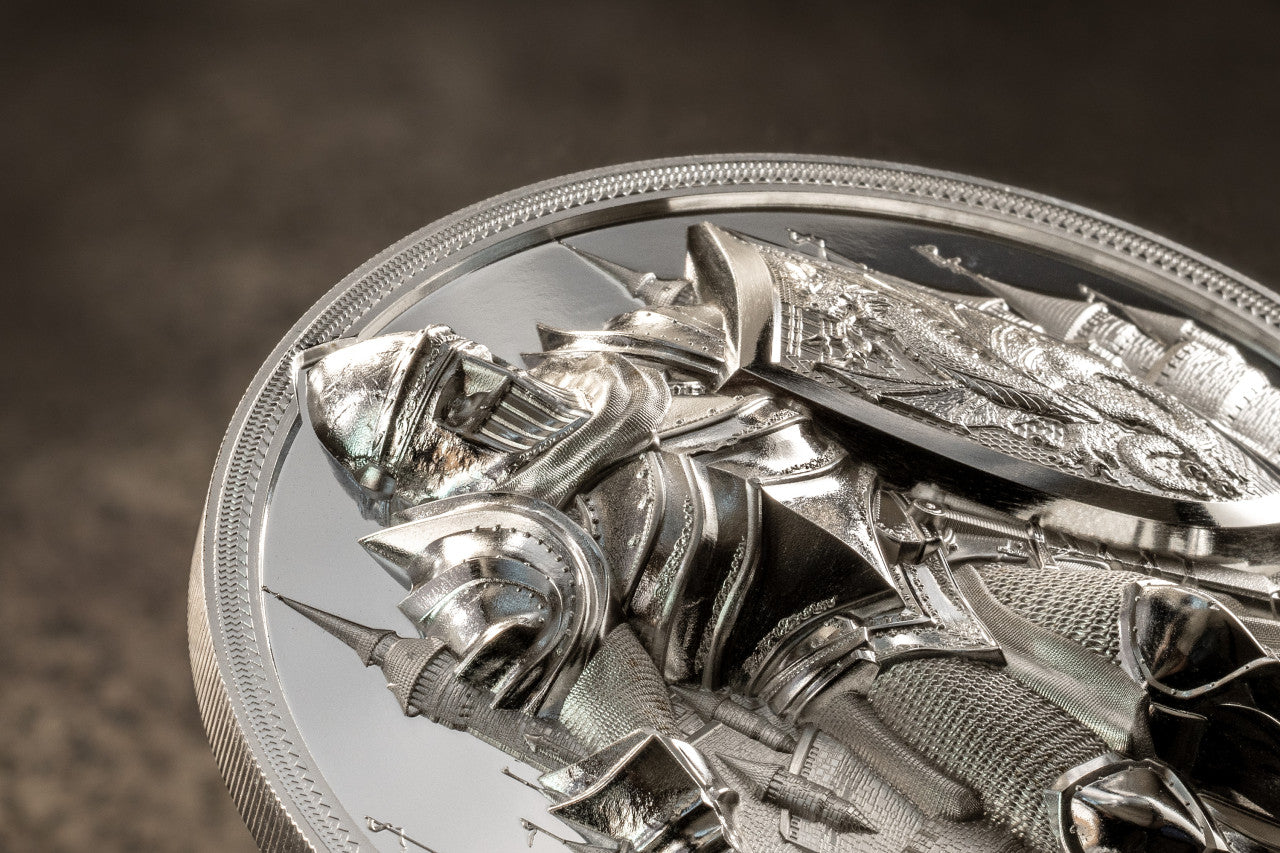 5 oz Silbermünze Iron Knight - CIT 2024 (Polierte Platte | smartminting® 4.0 | Auflage: 555)
