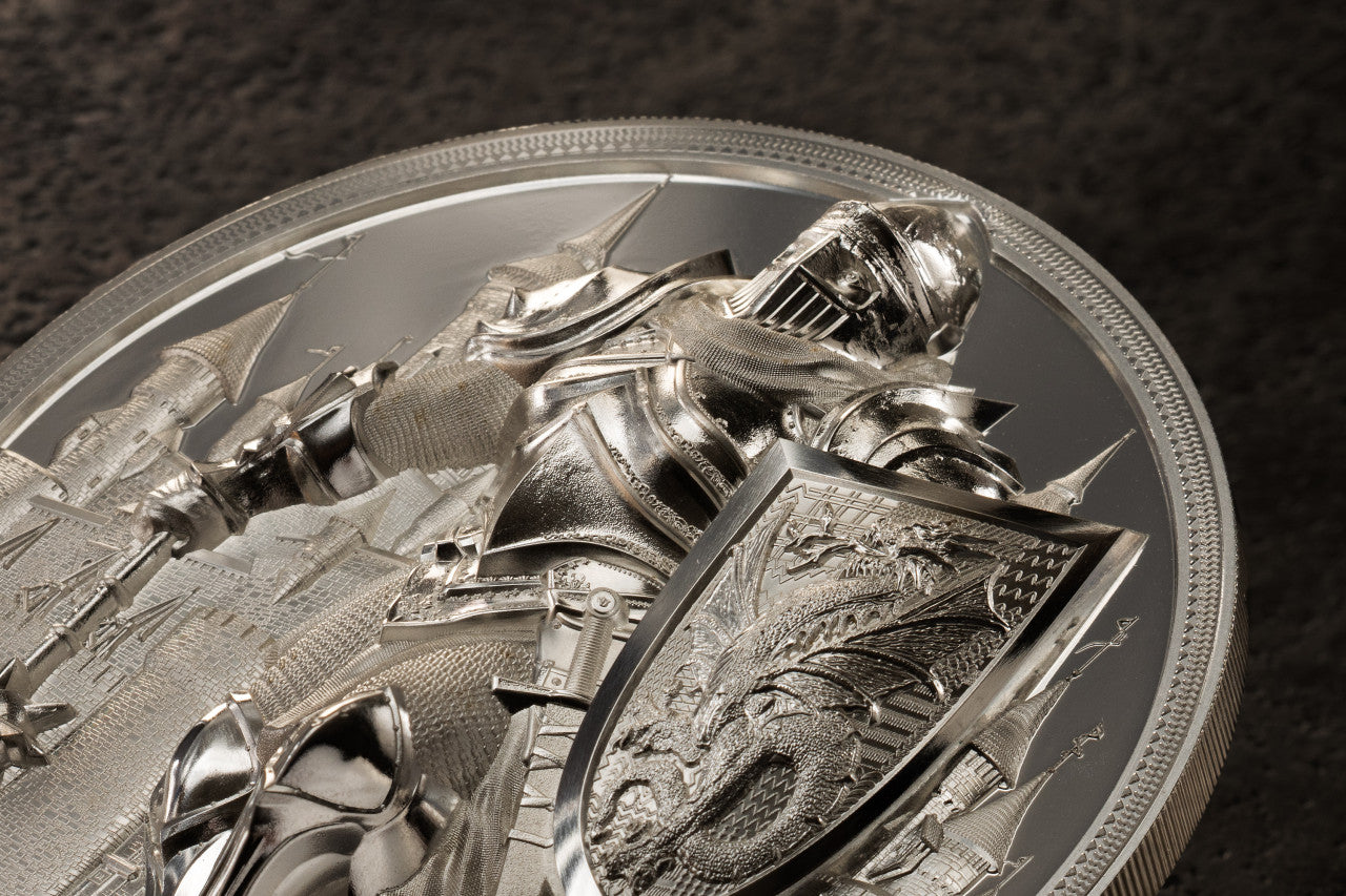 5 oz Silbermünze Iron Knight - CIT 2024 (Polierte Platte | smartminting® 4.0 | Auflage: 555)