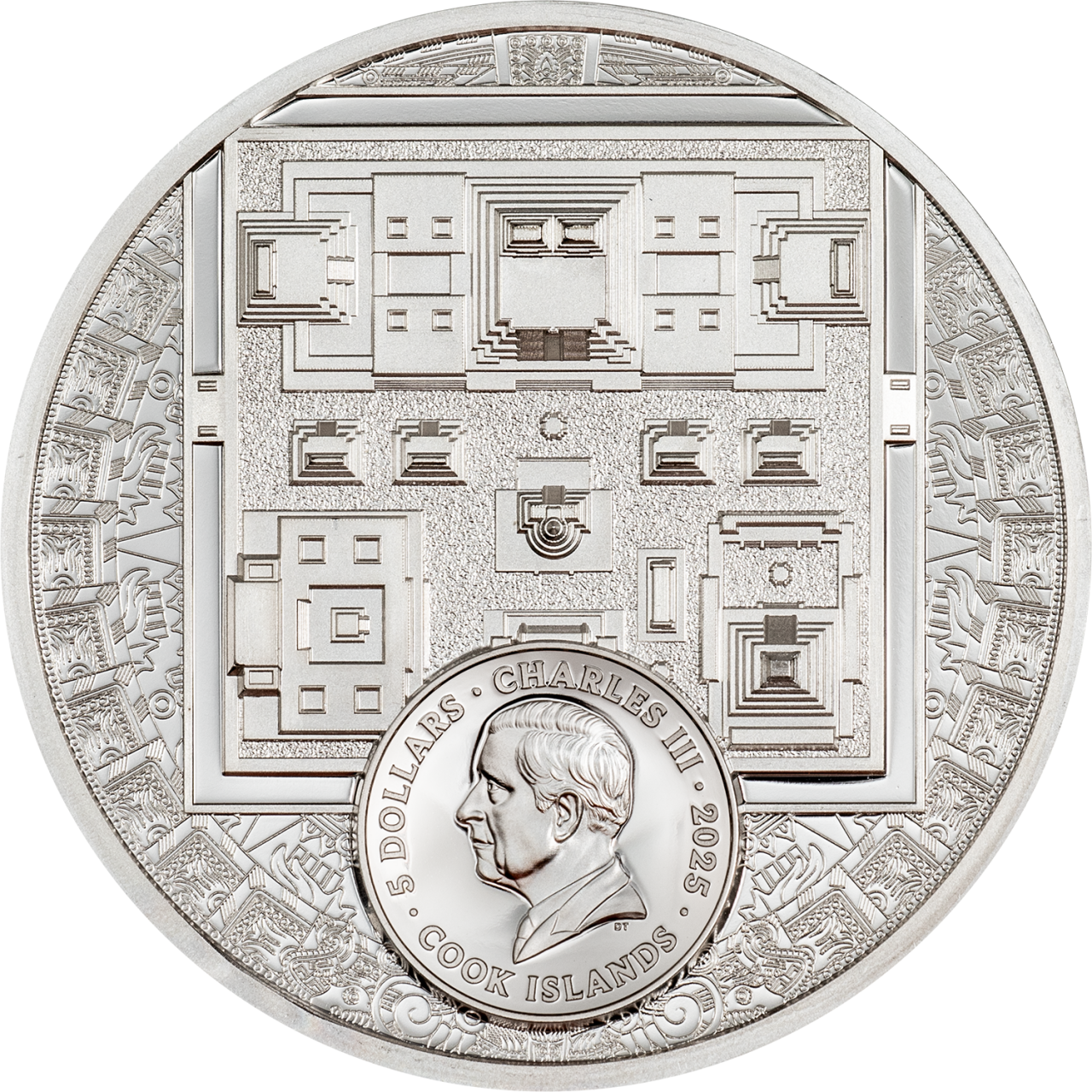 1 oz Silbermünze 2025 – Aztec Empire (BU | High Relief | CIT)