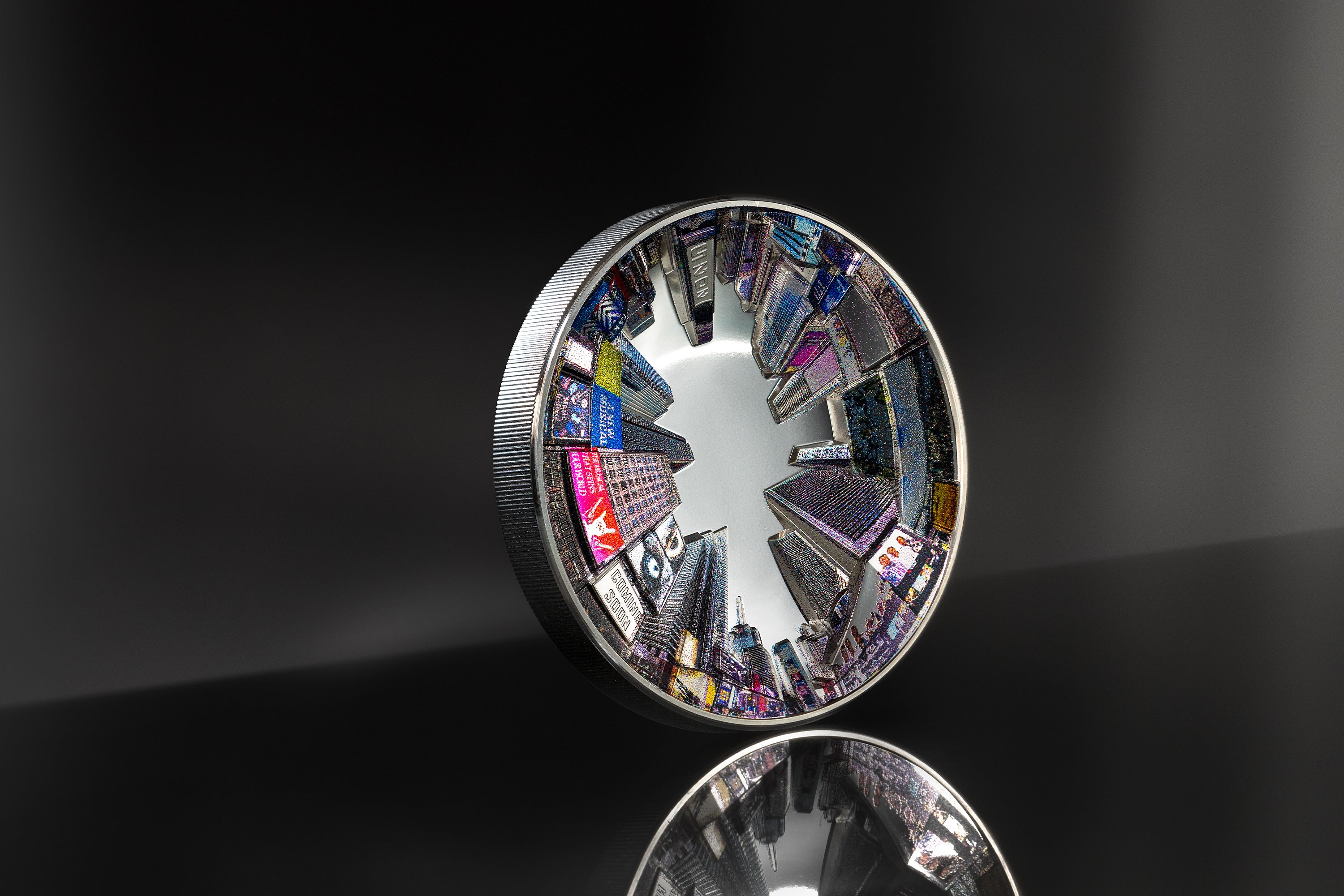3 oz Silber New York 360° View 2025 – Cook Islands (PP | Auflage: 499 | Smartminting® | Ultra Deep Relief) – VORVERKAUF