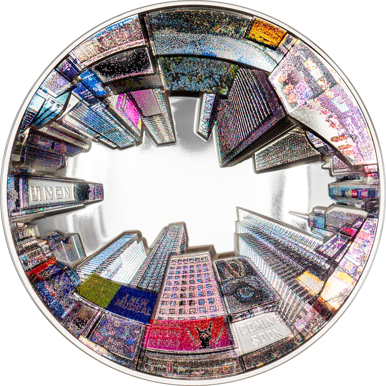 3 oz Silber New York 360° View 2025 – Cook Islands (PP | Auflage: 499 | Smartminting® | Ultra Deep Relief) – VORVERKAUF