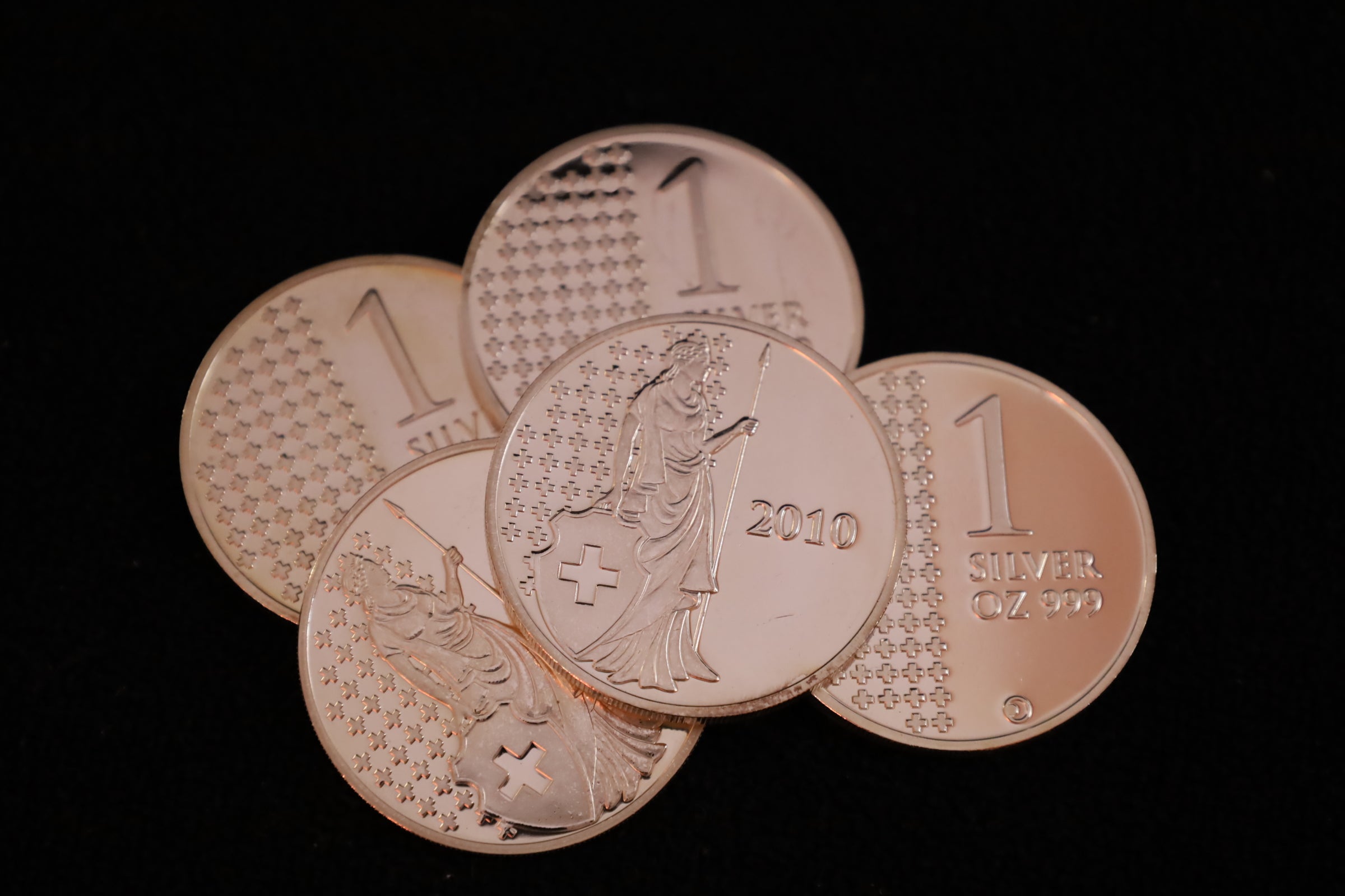 1 oz Silbermedaille Helvetia 2010 – Schweizer Präzision (999 Silber)