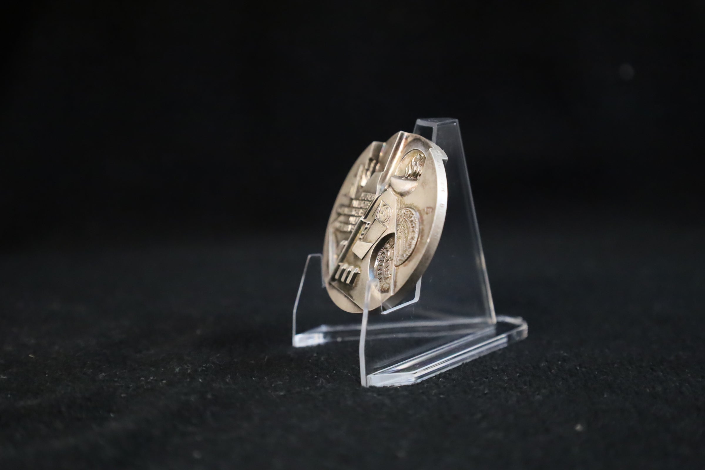 3D-Hochrelief Silbermedaille Johannes Gutenberg 2000 – Numismatische Gesellschaft Mainz-Wiesbaden