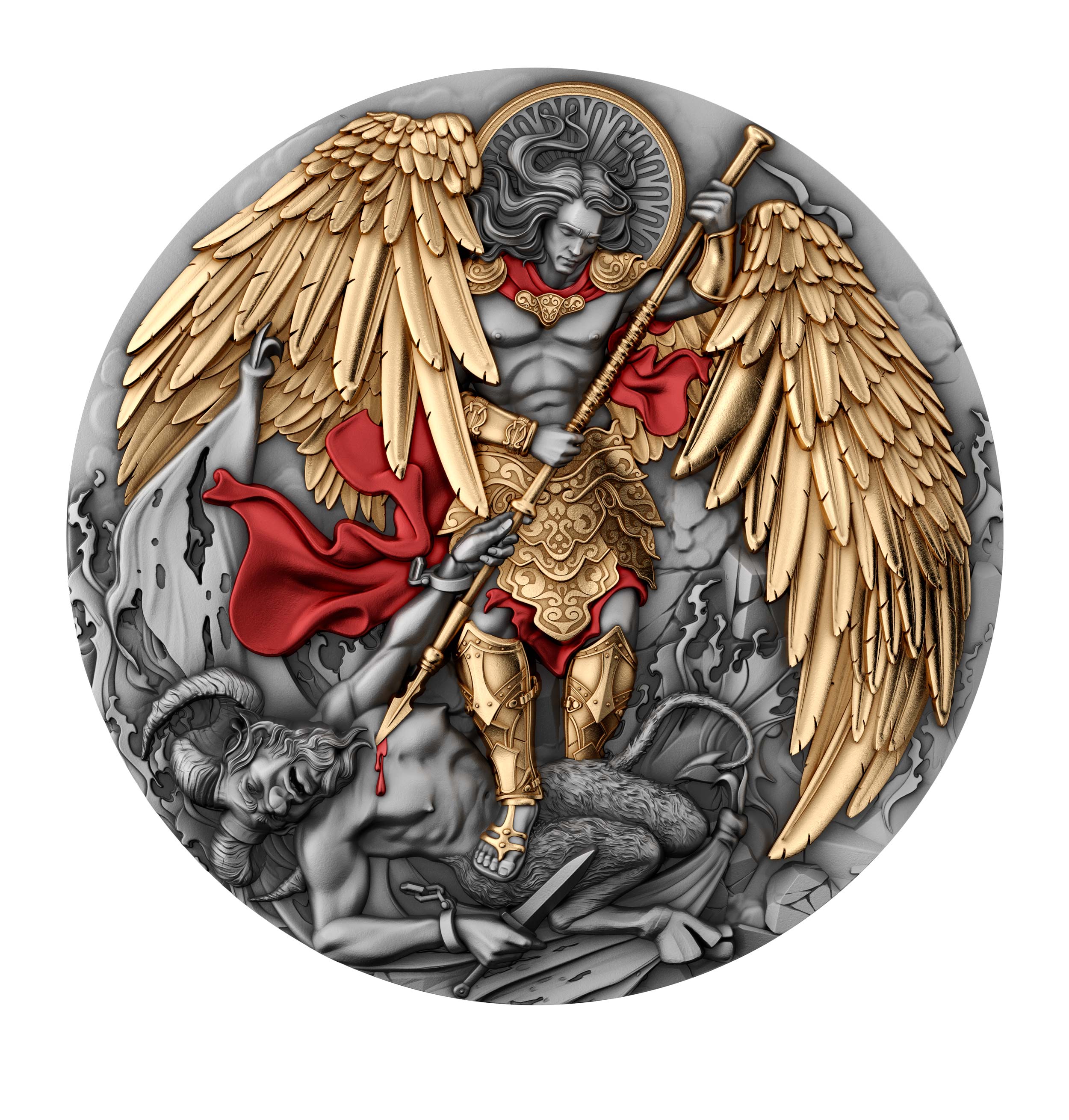 2 oz Silbermünze Michael 2024 – Niue (T&S | Auflage: 500 | .999 Feinsilber)