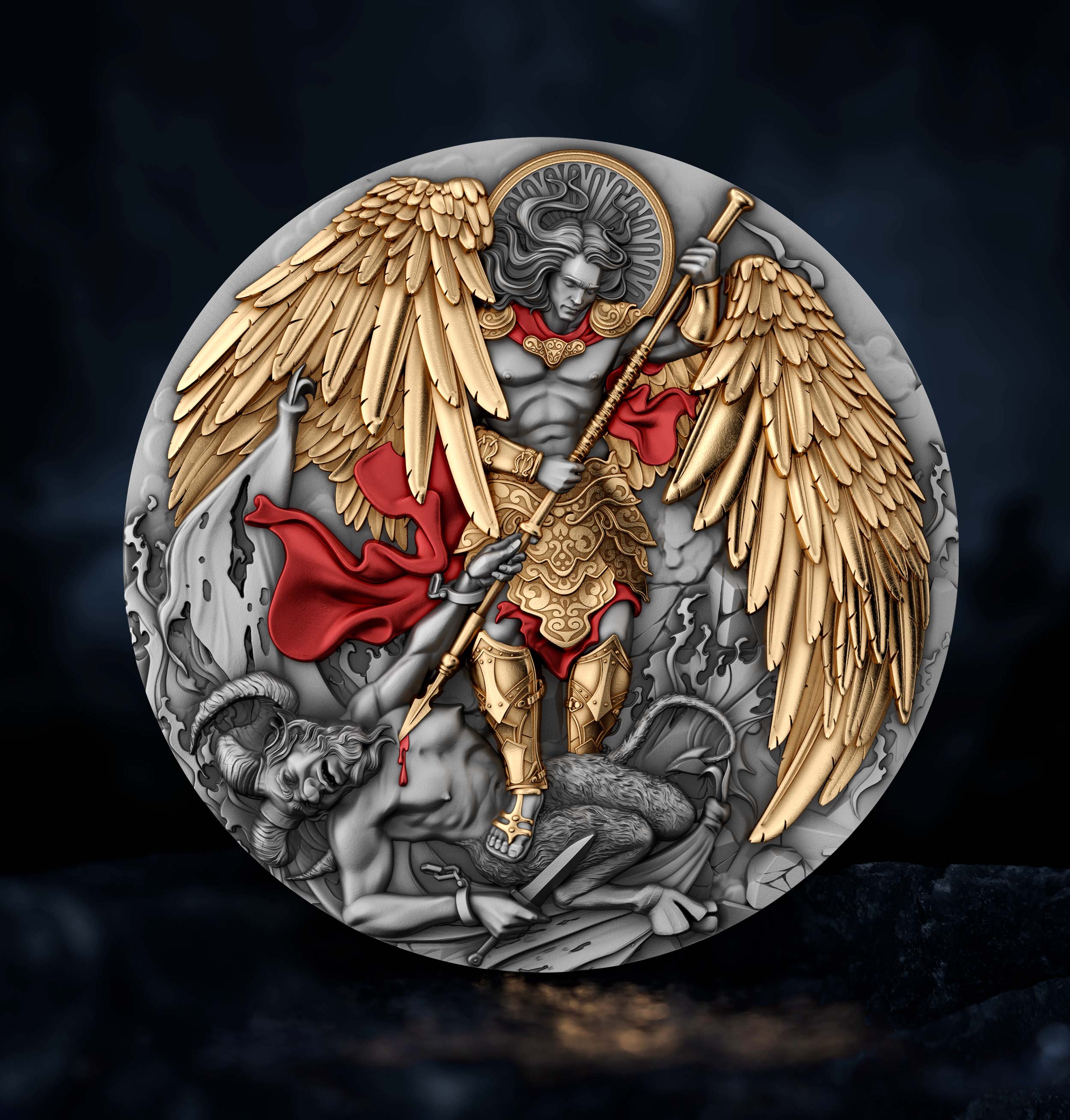 2 oz Silbermünze Michael 2024 – Niue (T&S | Auflage: 500 | .999 Feinsilber)