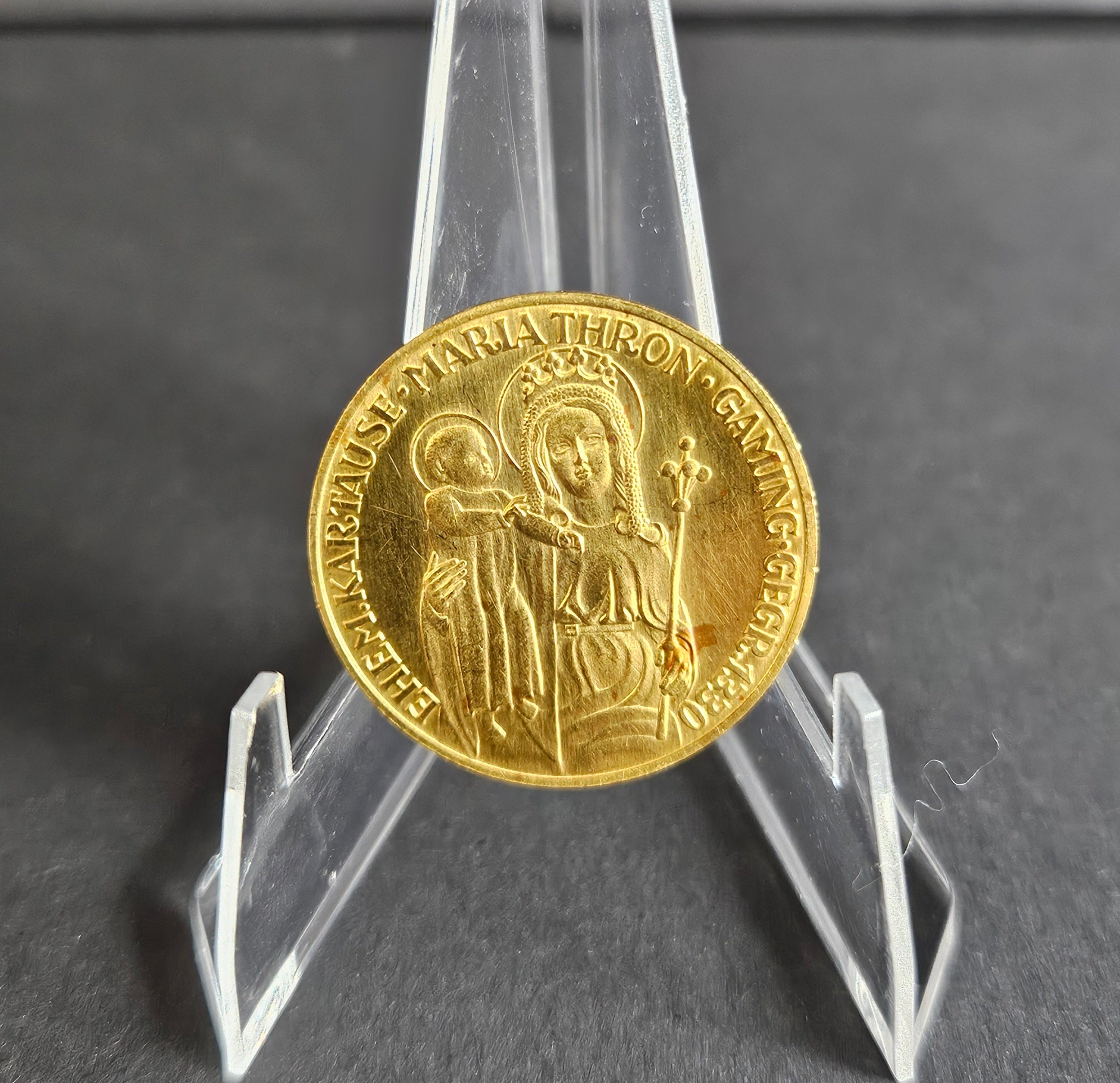 Christliche Goldmedaille Kartause Gaming 1987