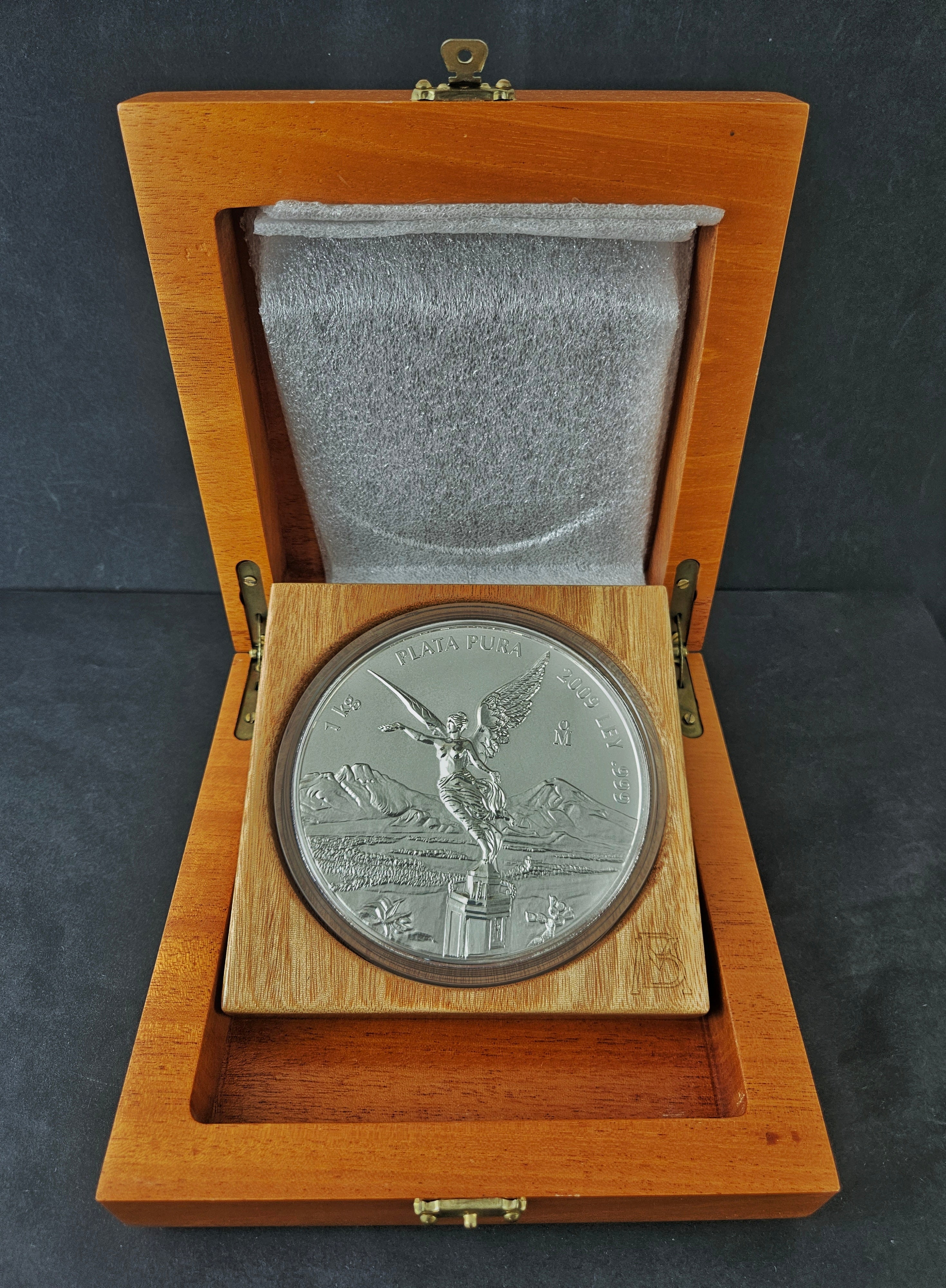 1 kg Silbermünze Libertad 2009 – Mexiko (inkl. Box & Zertifikat)