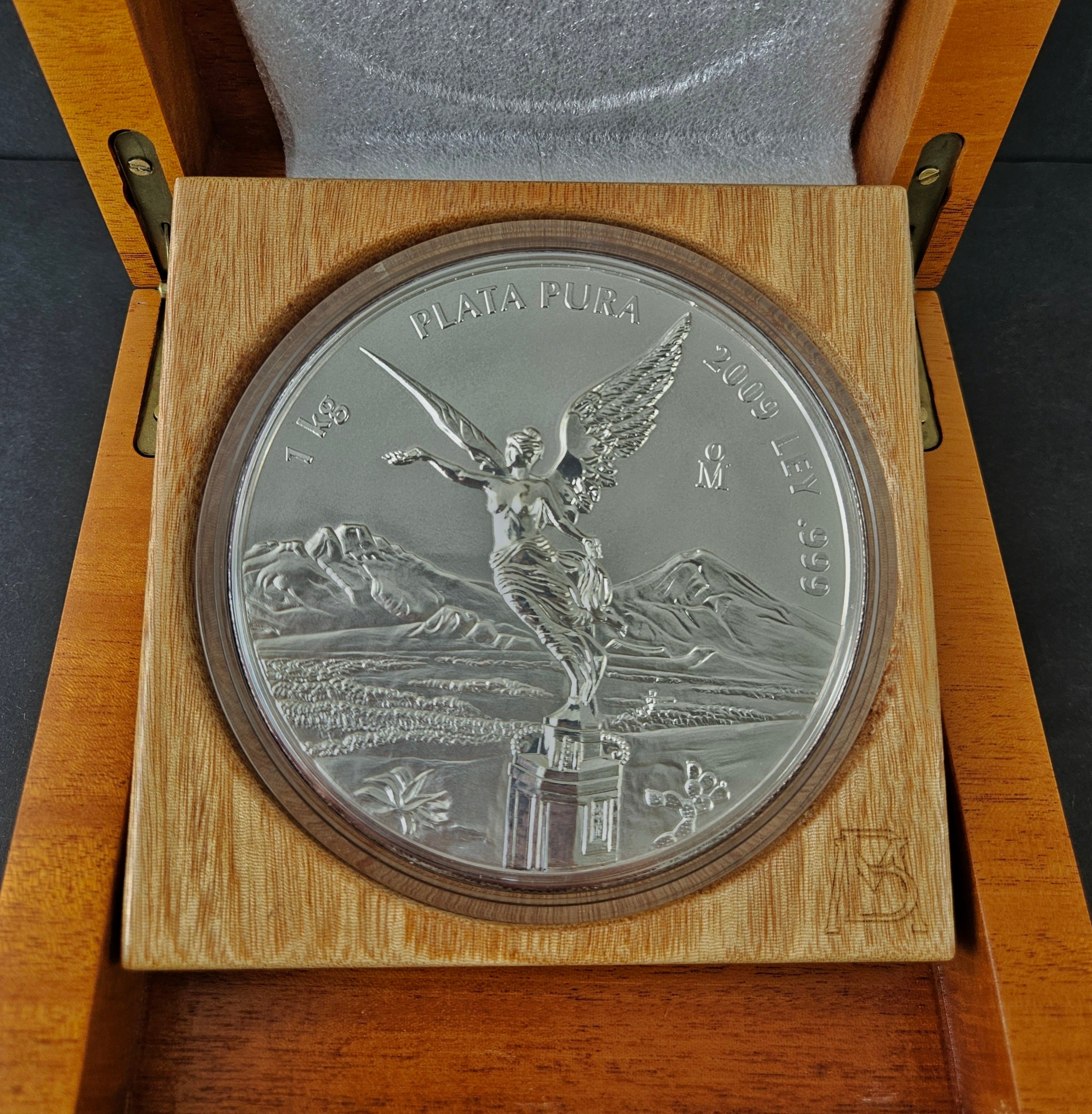 1 kg Silbermünze Libertad 2009 – Mexiko (inkl. Box & Zertifikat)