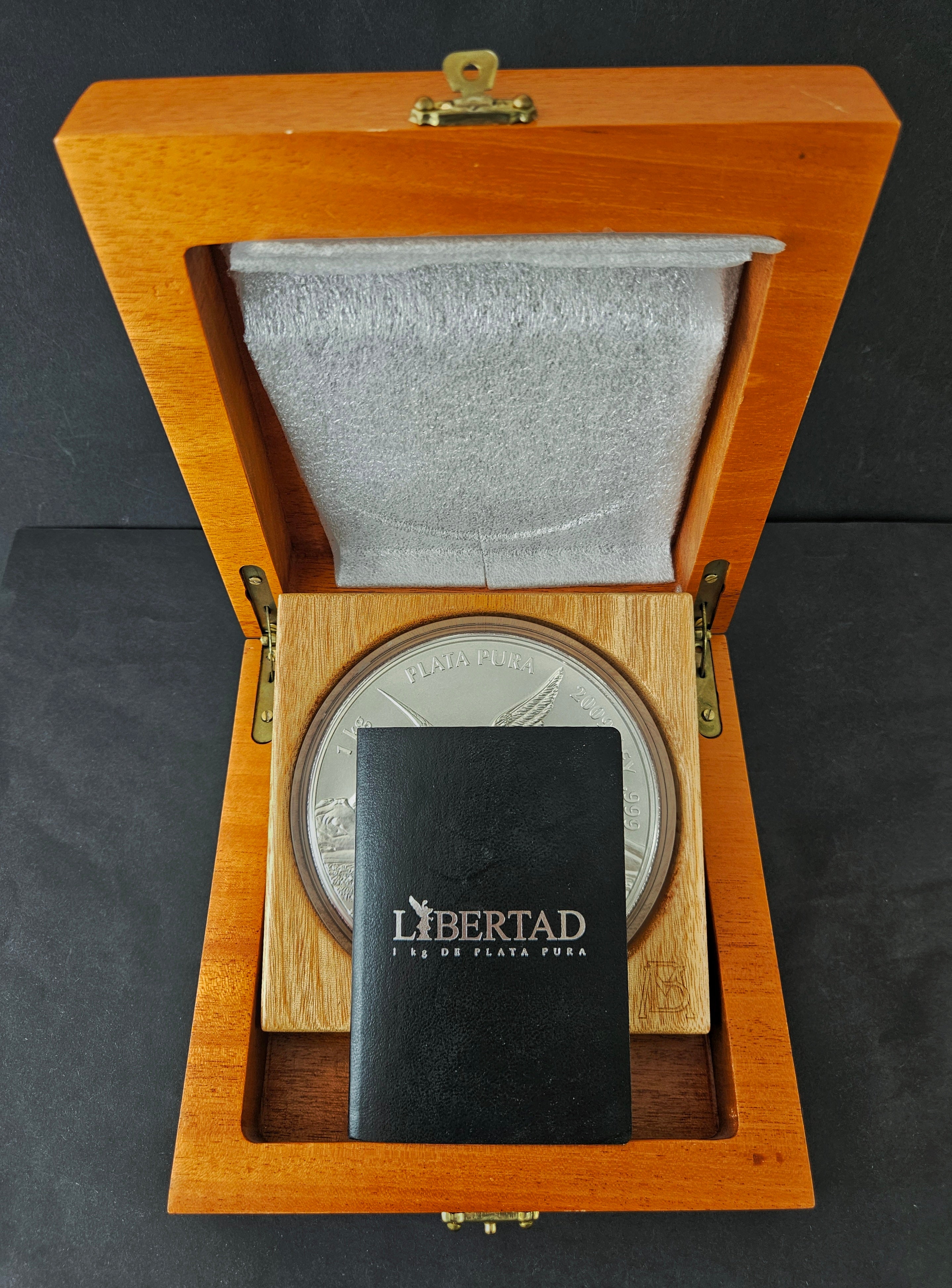 1 kg Silbermünze Libertad 2009 – Mexiko (inkl. Box & Zertifikat)