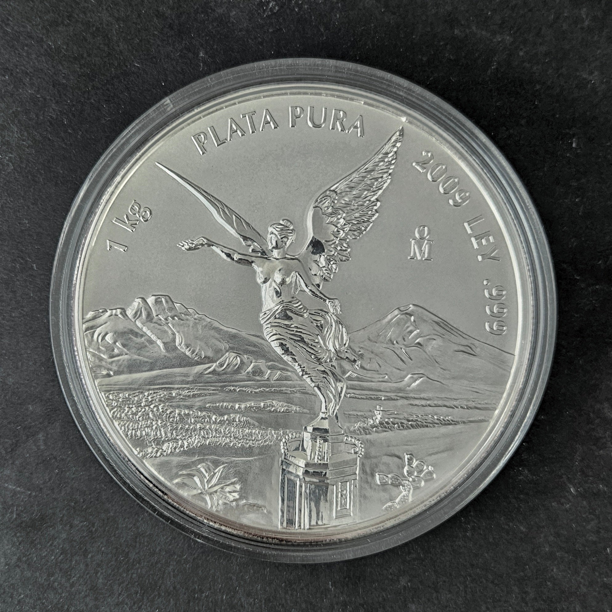 1 kg Silbermünze Libertad 2009 – Mexiko (inkl. Box & Zertifikat)