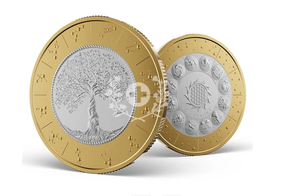 8,85 Franken Schweiz Münzsatz Geburtstag schwarz, edel 2025 CuNi St (Swissmint; stempelglanz)
