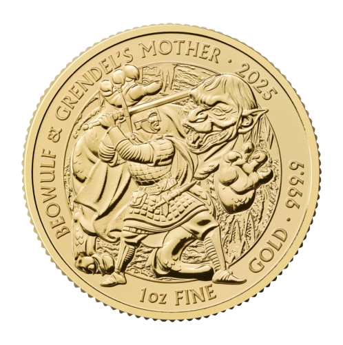 1 oz Goldmünze Grendel’s Mother 2025 – Myths and Legends (BU | Großbritannien)