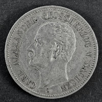 2 Mark Silbermünze 1898 - Carl Alexander von Sachsen