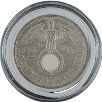 2 Reichsmark Silbermünze 1939 - Paul von Hindenburg