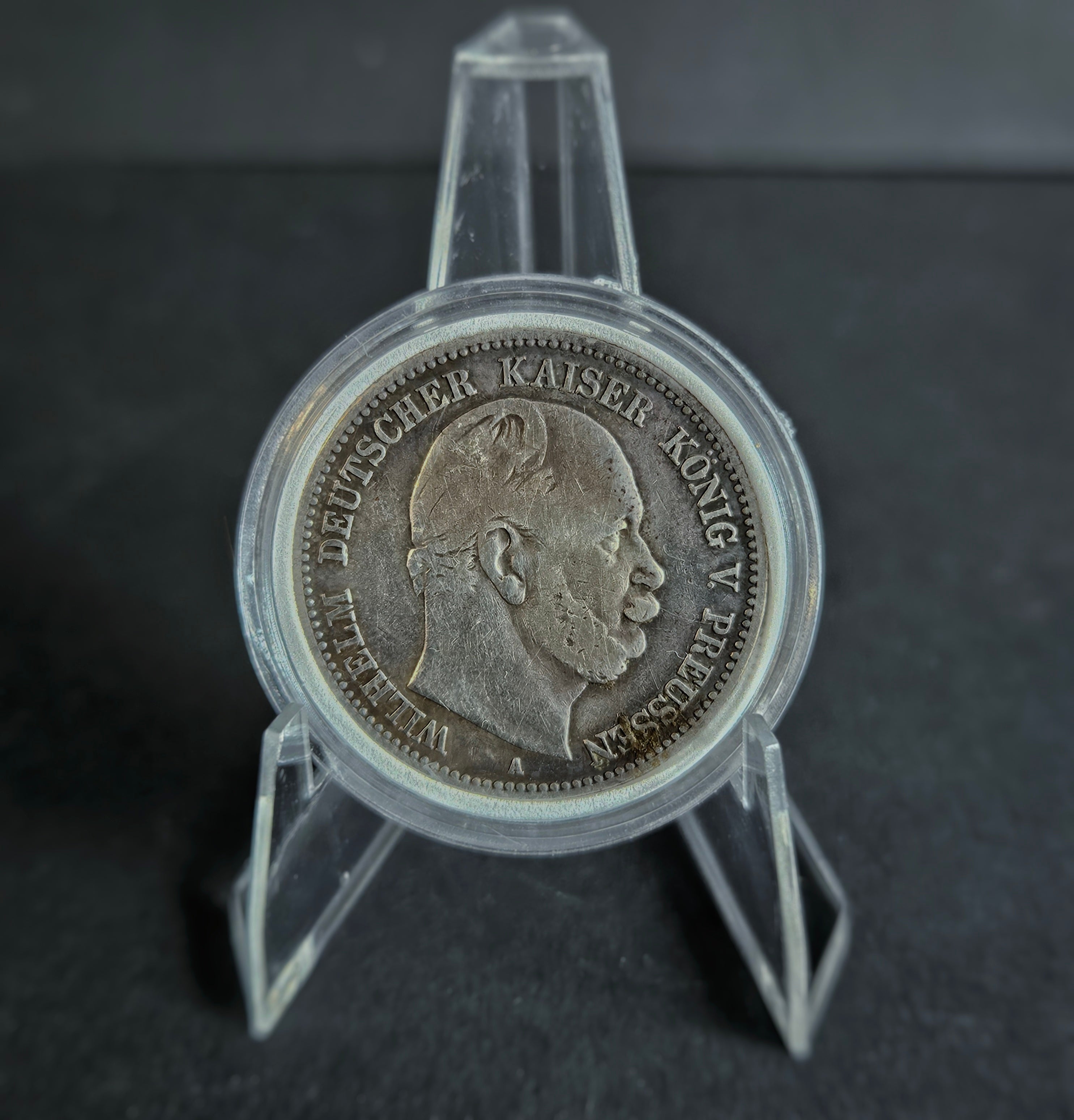 2 Mark Silbermünze 1877 Wilhelm I. (Deutsches Kaiserreich)