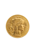 20 Francs Goldmünze Frankreich 1913 (Marianne & Gallischer Hahn)