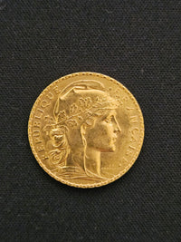 20 Francs Goldmünze Frankreich 1913 (Marianne & Gallischer Hahn)