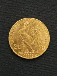 20 Francs Goldmünze Frankreich 1913 (Marianne & Gallischer Hahn)