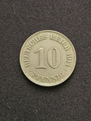 10 Pfennig Kaiserreich – Deutsches Reich (versch. Jahrgänge)