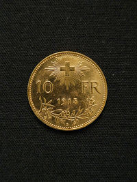 10 Franken Goldmünze Helvetia  (verschiedene Jahrgänge)