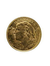 10 Franken Goldmünze Helvetia  (verschiedene Jahrgänge)