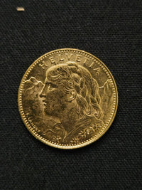10 Franken Goldmünze Helvetia  (verschiedene Jahrgänge)