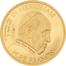 0.5 g Goldmünze 2025 – In Erinnerung Papst Franziskus in Präsentationsbox (Proof | Classic Minting | Cook Islands  | CIT)