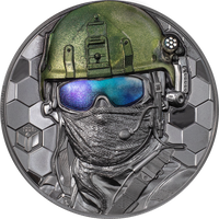3 oz Silber Real Heroes Special Forces 2022 (Black Proof | Auflage: 750 | CIT)