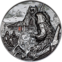 3 oz Silbermünze Ferryman Of The Dead – Charon 2023 (Black Proof | Auflage: 888)